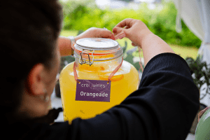 orangeade croquines reception