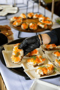tartine saumon traiteur croquines reception amiens